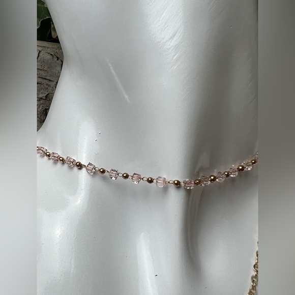 Beachy Chic Pink Multi-Strand Necklace Set- Sea Shell and Pearl Layered Necklace - Picture 8 of 12